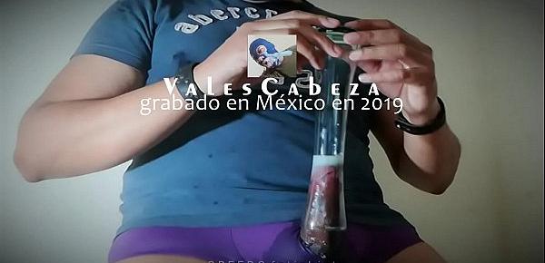  ValesCabeza350 Bottled Cumshot >>>CUMSHOT SCENE<<<) Lechazo en Botella(ESCENA principal)(full Video Available) Video completo disponible
